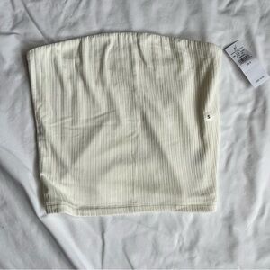 American Eagle nwt white/off white tube top size small